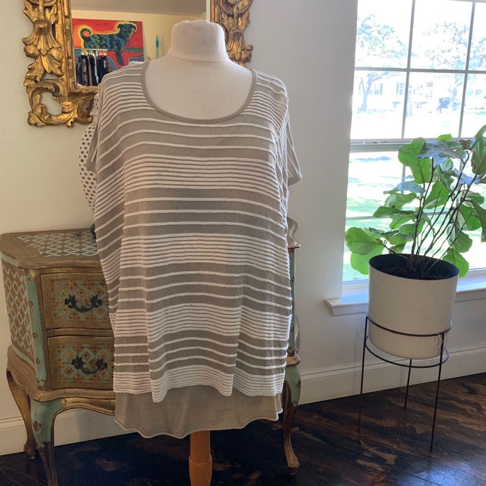 Lafayette 148 Knit Blouse